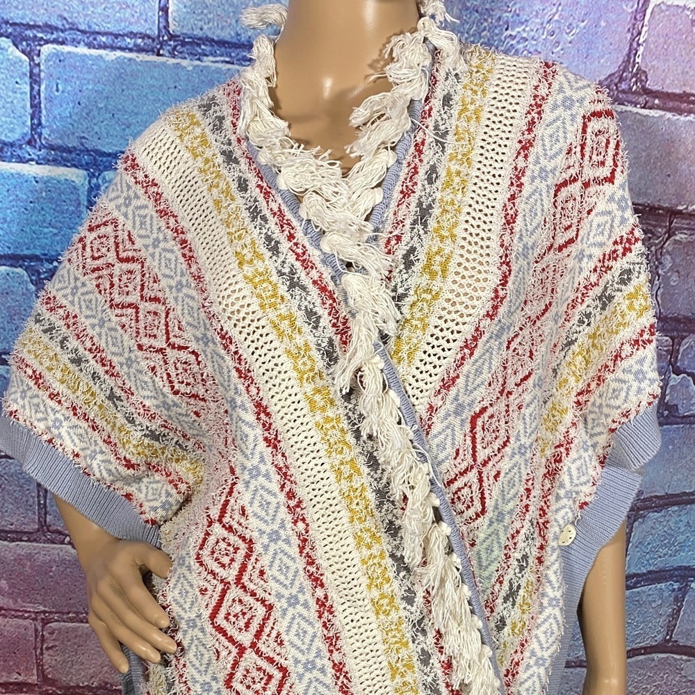 CAbi Open Front Knit Cardigan Women’s XS/S Multicolor Great Condition - Picture 8 of 15